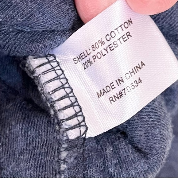 Orvis‎ Women’s Quilted Crewneck Long Sleeve Sweater in Blue Size Medium - Picture 7 of 9